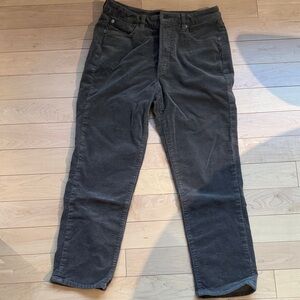 Quince Organic Stretch Corduroy Straight Leg Pants (Size 8)